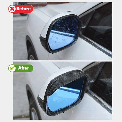 Sun/Rain Visor For Wing Mirrors